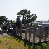 石祠の海亀の墓、墓地