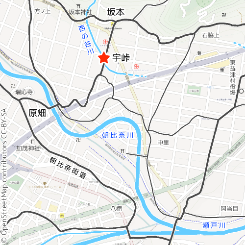 宇峠地図
